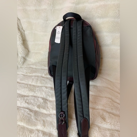 Coach Men's Black and Brown Backpack - Picture 4 of 9